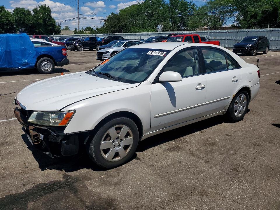 2008 Hyundai Sonata VIN 5NPET46CX8H397902 COPART salvage auction — FRONT END, Oh - Cert Of Title-Salvage, sold $225 on 2026-07-08 (photo 1)