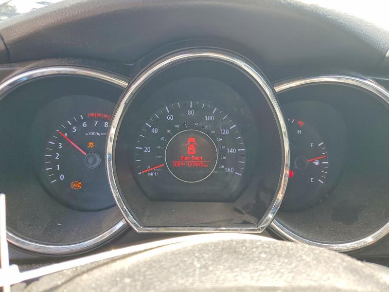 2013 Kia VIN 5XXGN4A7XDG166243 COPART salvage auction — FRONT END, UT - CERTIFICATE OF TITLE, sold $1,200 on 2026-07-28 (photo 9)