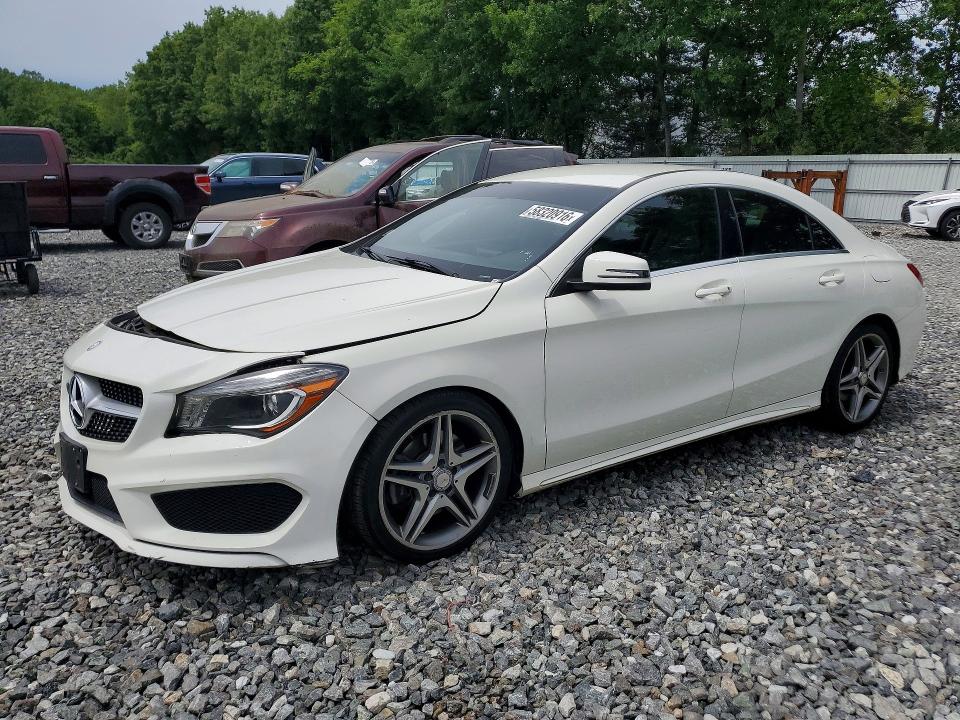 2014 Mercedes-benz Cla-klasse VIN WDDSJ4GB2EN110570 COPART salvage auction — FRONT END, Salvage Title, sold $2,600 on 2026-08-20 (photo 1)