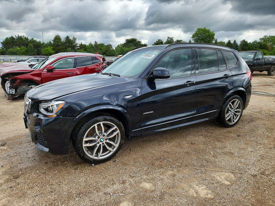 2017 BMW VIN 5UXWX7C54H0S18216 COPART salvage auction — FRONT END, Wy - Certificate Of Title, sold $1,000 on 2026-07-28 (photo 1)