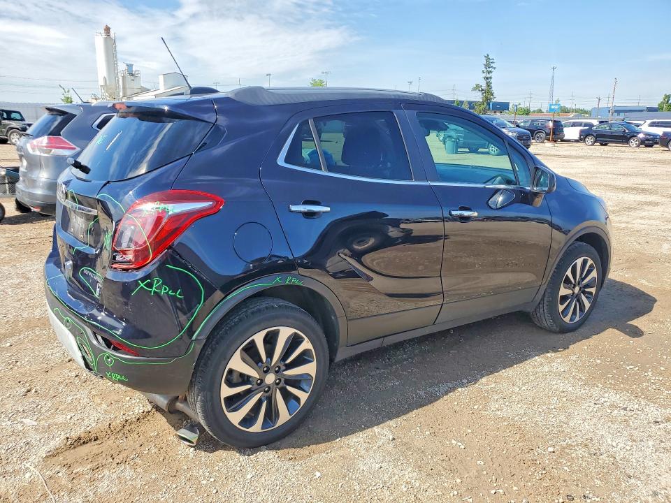 2021 Buick Encore VIN KL4CJESM8MB368602 COPART salvage auction — REAR END, Ia - Cert Of Title-Salvage Title, sold $4,600 on 2026-07-22 (photo 3)