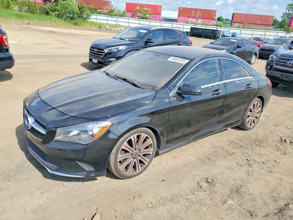 2018 Mercedes-benz Cla-klasse VIN WDDSJ4GB0JN659792 COPART salvage auction — HAIL, Oh - Cert Of Title-Salvage, sold $6,100 on 2026-07-09 (photo 1)
