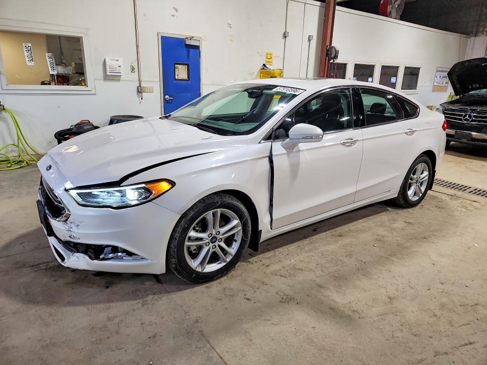 2018 Ford Fusion VIN 3FA6P0HD1JR281133 COPART salvage auction — FRONT END, Mn - Cert Of Title-Salvage, sold $3,300 on 2026-07-02 (photo 1)