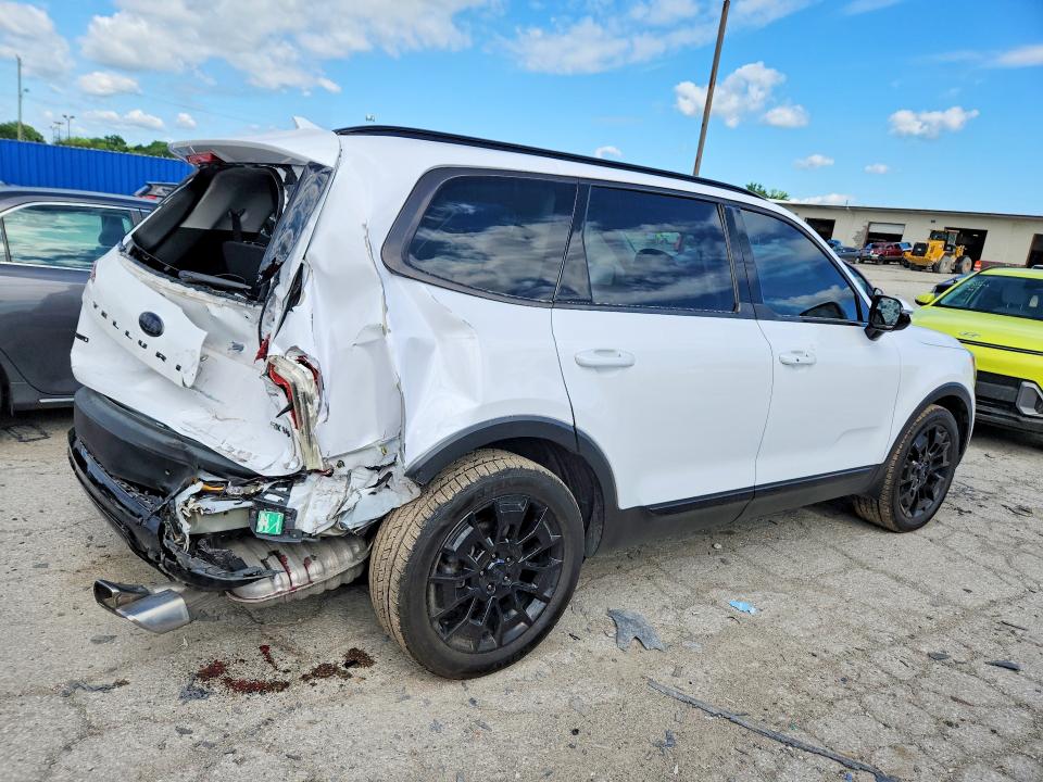 2021 Kia Telluride VIN 5XYP5DHC9MG148878 COPART salvage auction — REAR END, In - Cert Of Title-Salvage Title, sold $6,900 on 2026-07-24 (photo 3)