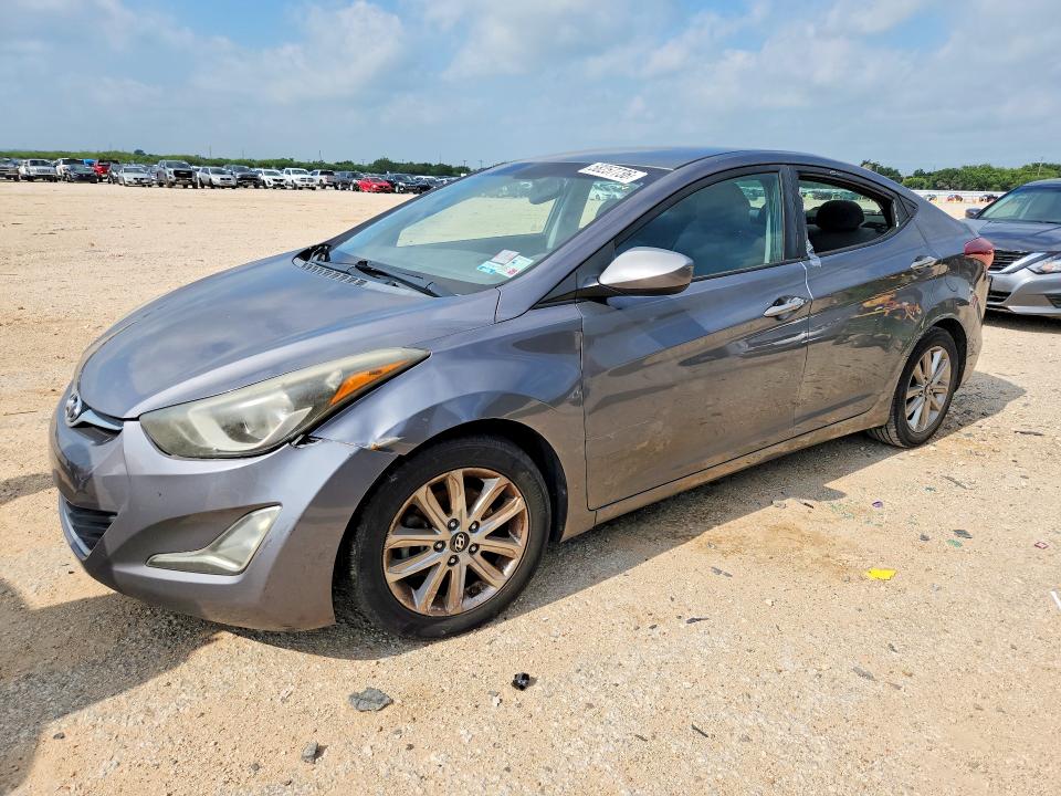 2014 Hyundai VIN 5NPDH4AE4EH488052 COPART salvage auction — SIDE, La - Cert Of Title-Salvage, sold $900 on 2026-07-09 (photo 1)