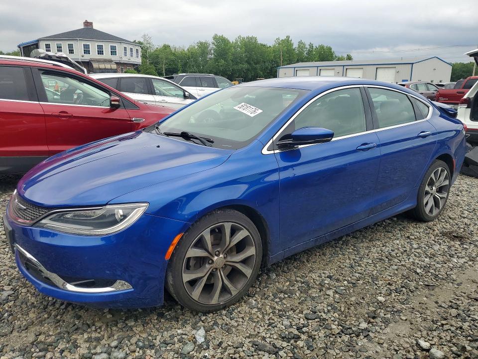 2015 Chrysler 200 VIN 1C3CCCCB2FN507453 COPART salvage auction — REAR END, Ma - Cert Of Title-Reconstrctd Coll, sold $875 on 2026-07-17 (photo 1)