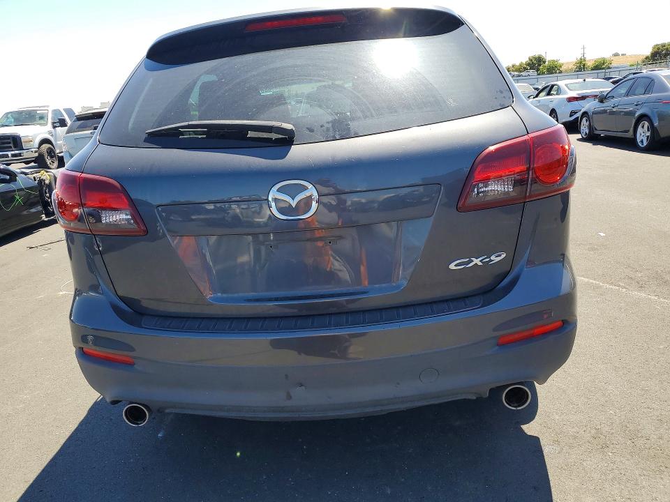 2015 Mazda Cx-9 VIN JM3TB2BV7F0465922 COPART salvage auction — FRONT END, Ca - Salvage Certificate, sold $2,000 on 2026-07-20 (photo 6)