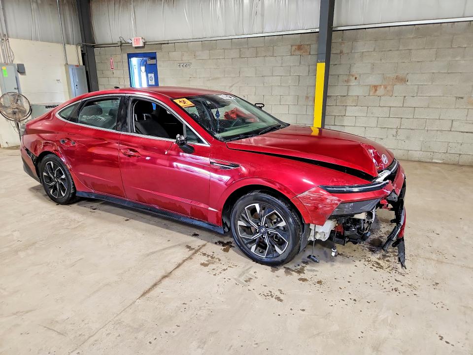 2024 Hyundai Sonata VIN KMHL64JA1RA380088 COPART salvage auction — FRONT END, PA - CERT OF TITLE, sold $400 on 2026-07-23 (photo 4)