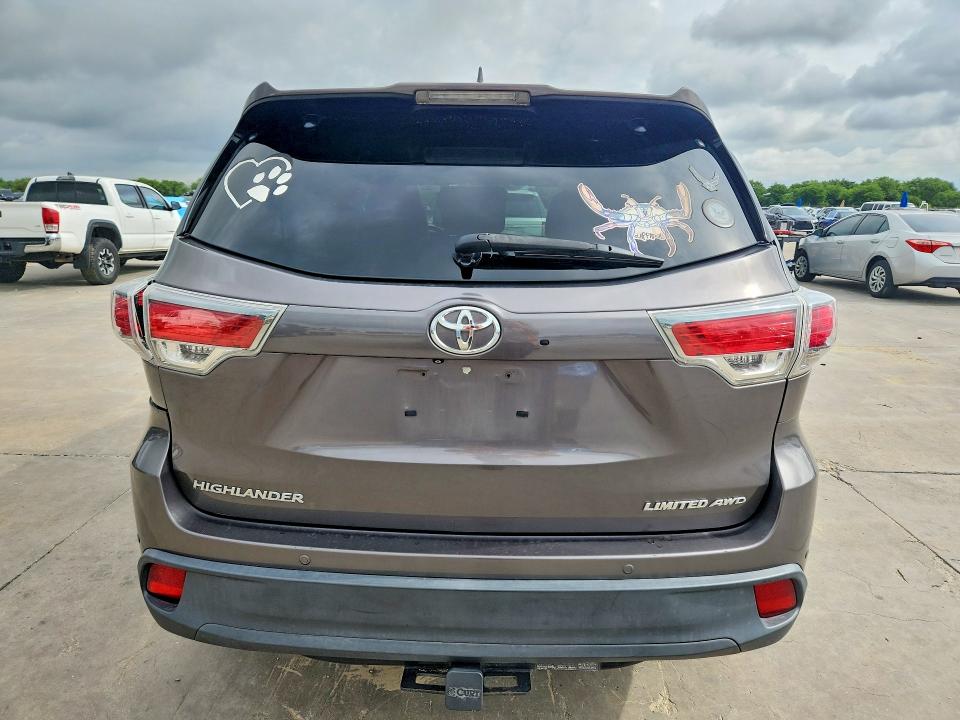 2015 Toyota VIN 5TDDKRFH8FS118042 COPART salvage auction — SIDE, Il - Salvage Certificate, sold $175 on 2026-07-30 (photo 6)
