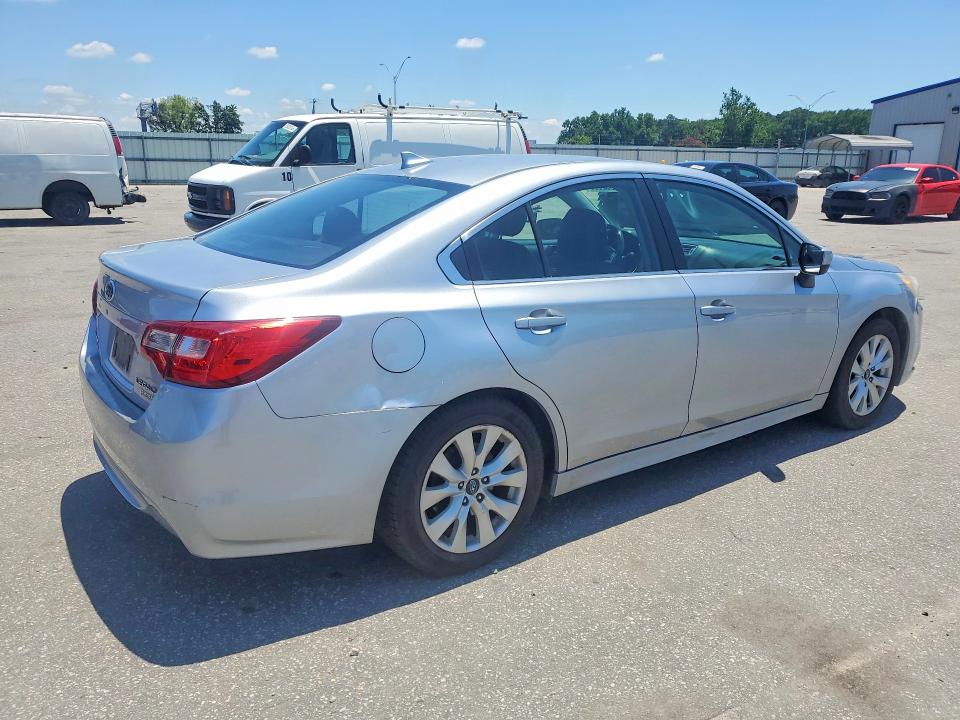 2016 Subaru LEGACY VIN 4S3BNAD64G3018802 COPART salvage auction — REAR END, Nc - Salvage Certificate Of Title, sold $275 on 2026-07-30 (photo 3)