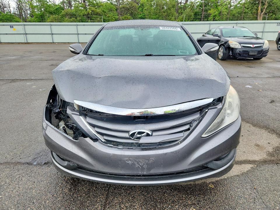 2014 Hyundai Sonata VIN 5NPEB4ACXEH905095 COPART salvage auction — FRONT END, Ny - Mv-907A Salvage Certificate, sold $1,050 on 2026-07-20 (photo 5)