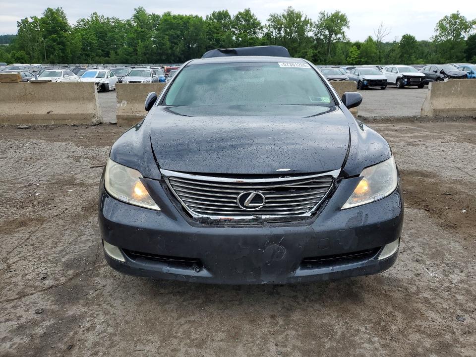 2008 Lexus Ls 460 VIN JTHBL46F585062350 COPART salvage auction — REAR END, NY - MV-907A SALVAGE CERTIFICATE, sold $850 on 2026-07-14 (photo 5)
