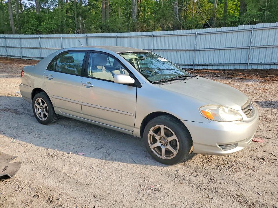 2003 Toyota Corolla VIN JTDBR32E630007533 COPART salvage auction — SIDE, NC - SALVAGE CERTIFICATE OF TITLE, sold $775 on 2026-07-17 (photo 4)