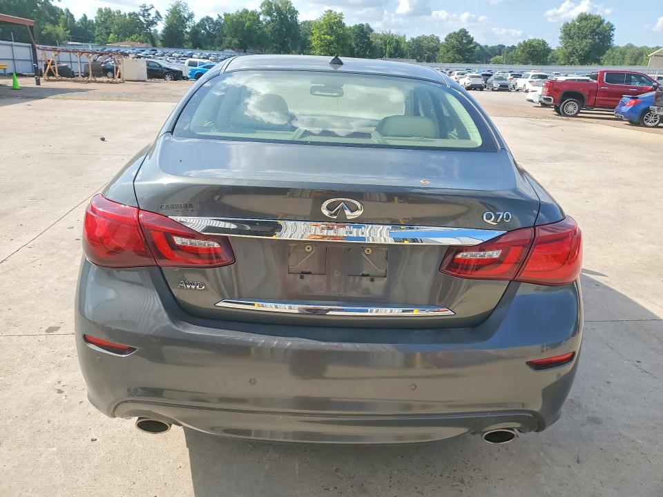 2015 Infiniti Q70 VIN JN1BY1AR3FM562547 COPART salvage auction — FRONT END, MS - CERTIFICATE OF TITLE, sold $20 on 2026-07-14 (photo 6)