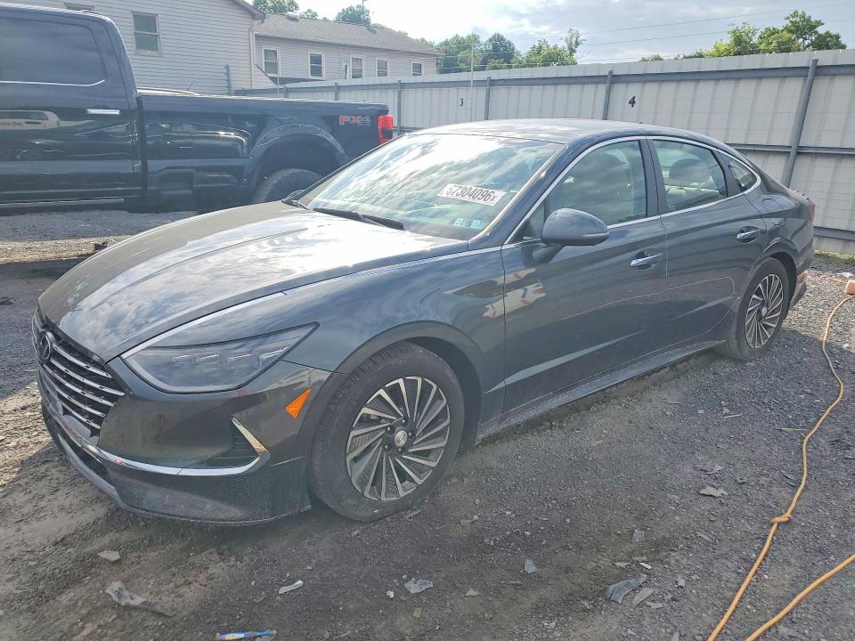 2021 Hyundai Sonata VIN KMHL54JJXMA033547 COPART salvage auction — UNDERCARRIAGE, PA - CERTIFICATE OF SALVAGE, sold $8,300 on 2026-07-23 (photo 1)