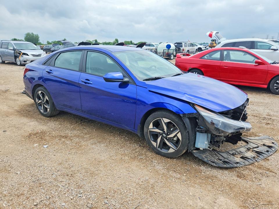 2023 Hyundai Elantra VIN KMHLS4AG9PU449931 COPART salvage auction — FRONT END, Il - Salvage Certificate, sold $225 on 2026-07-28 (photo 4)