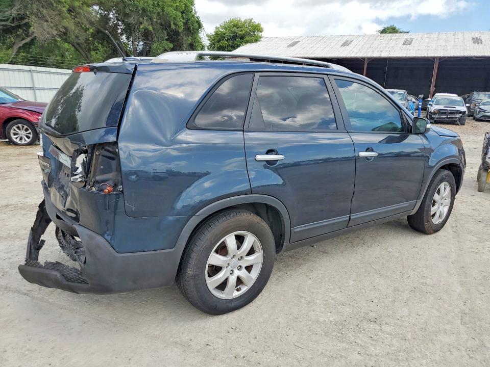 2013 Kia VIN 5XYKT4A60DG327721 COPART salvage auction — REAR END, Tx - Salvage Vehicle Title, sold $50 on 2026-07-21 (photo 3)