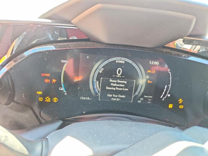 2025 Lexus Nx VIN JTJHKCFZ4S2058279 COPART salvage auction — FRONT END, Md - Cert Of Salvage > 75% Damage, sold $13,700 on 2026-07-31 (photo 9)