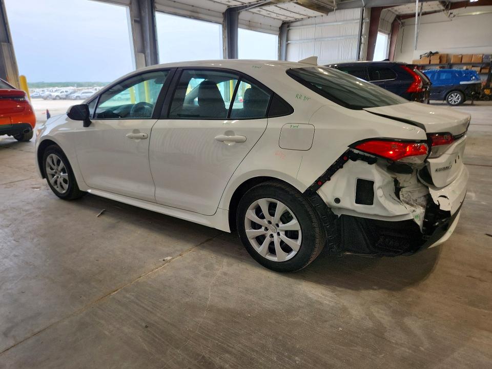 2022 Toyota Corolla VIN 5YFEPMAE7NP340116 COPART salvage auction — HAIL, Ne - Cert Of Title-Salvage, sold $5,300 on 2026-07-07 (photo 2)
