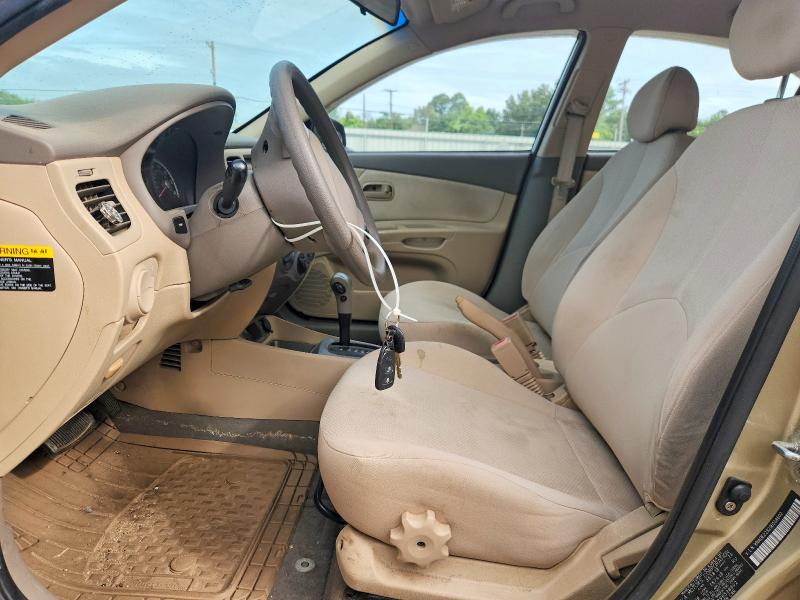 2009 Kia Rio VIN KNADE223296538602 COPART salvage auction — REAR END, La - Cert Of Title-Salvage, sold $1,100 on 2026-07-02 (photo 7)