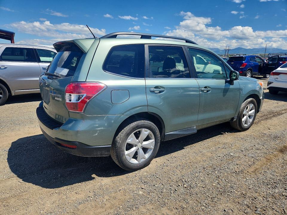2015 Subaru Forester VIN JF2SJARC3FH453078 COPART salvage auction — FRONT END, Mt - Salvage Certificate Of A Vehic, sold $2,000 on 2026-07-14 (photo 3)