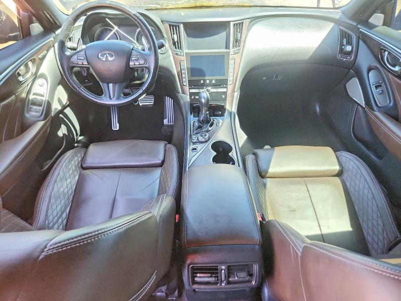 2017 Infiniti Q50 VIN JN1FV7AR7HM870854 COPART salvage auction — ENGINE BURN, Nm - Cert Of Title-Salvage, sold $2,650 on 2026-08-24 (photo 8)