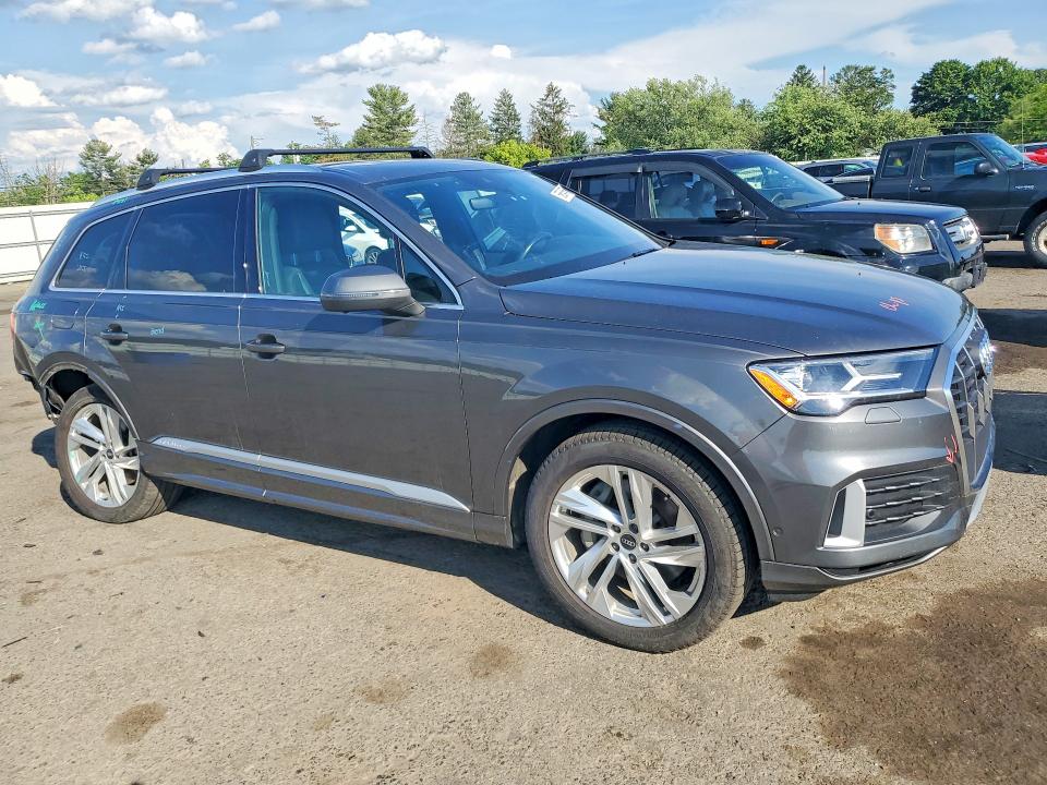 2021 Audi Q7 VIN WA1LJAF72MD021655 COPART salvage auction — REAR END, PA - CERTIFICATE OF SALVAGE, sold $15,400 on 2026-07-02 (photo 4)