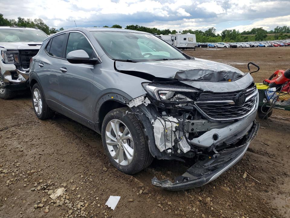 2023 Buick Encore VIN KL4MMCSLXPB119519 COPART salvage auction — FRONT END, Mi - Cert Of Title-Salvage Vehicle, sold $5,200 on 2026-07-24 (photo 4)