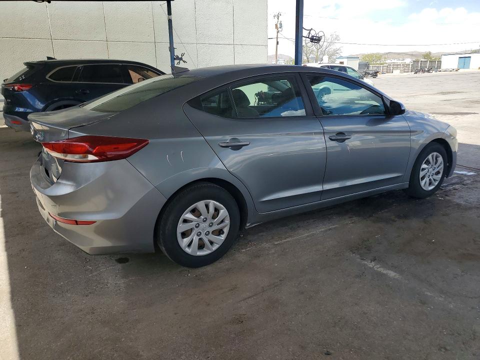 2017 Hyundai Elantra VIN KMHD74LF0HU400077 COPART salvage auction — REAR END, Ca - Salvage Certificate, sold $1,500 on 2026-07-17 (photo 3)