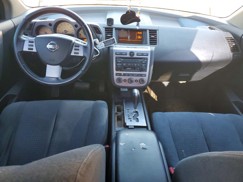 2004 Nissan Murano VIN JN8AZ08T94W212380 COPART salvage auction — FRONT END, OH - CERT OF TITLE-SALVAGE, sold $300 on 2026-07-17 (photo 8)