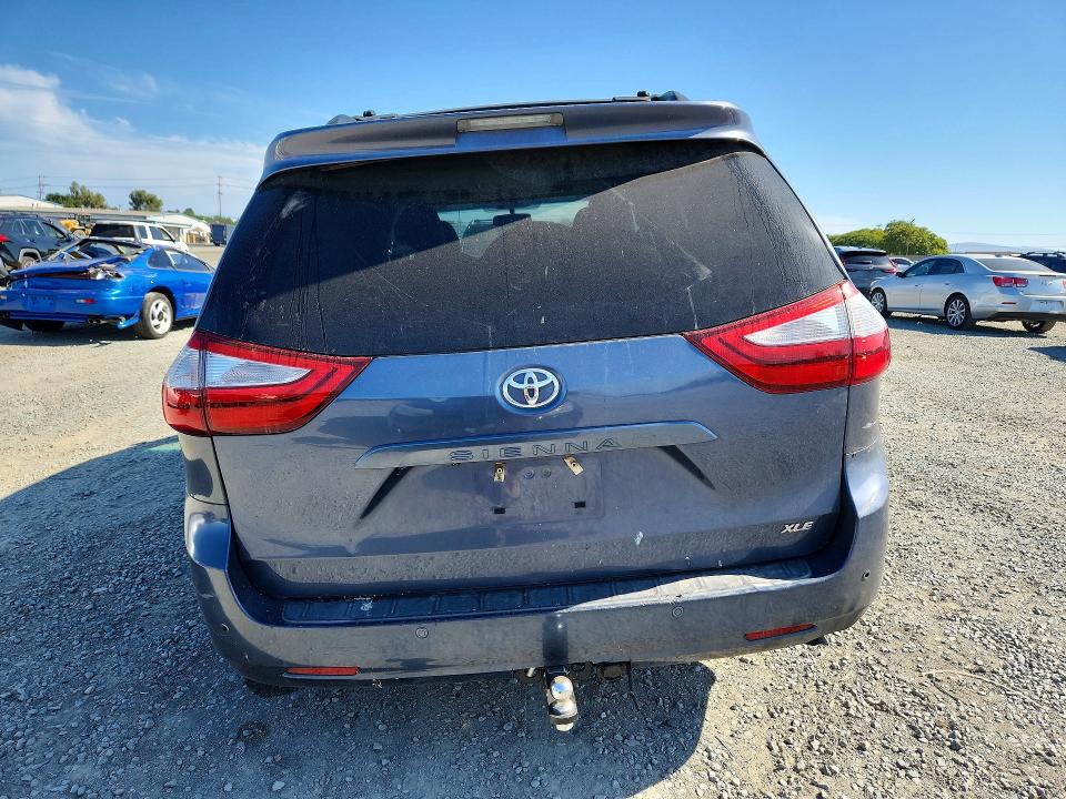 2017 Toyota Sienna VIN 5TDYZ3DC0HS779665 COPART salvage auction — FRONT END, Ca - Salvage Certificate, sold $2,600 on 2026-07-24 (photo 6)