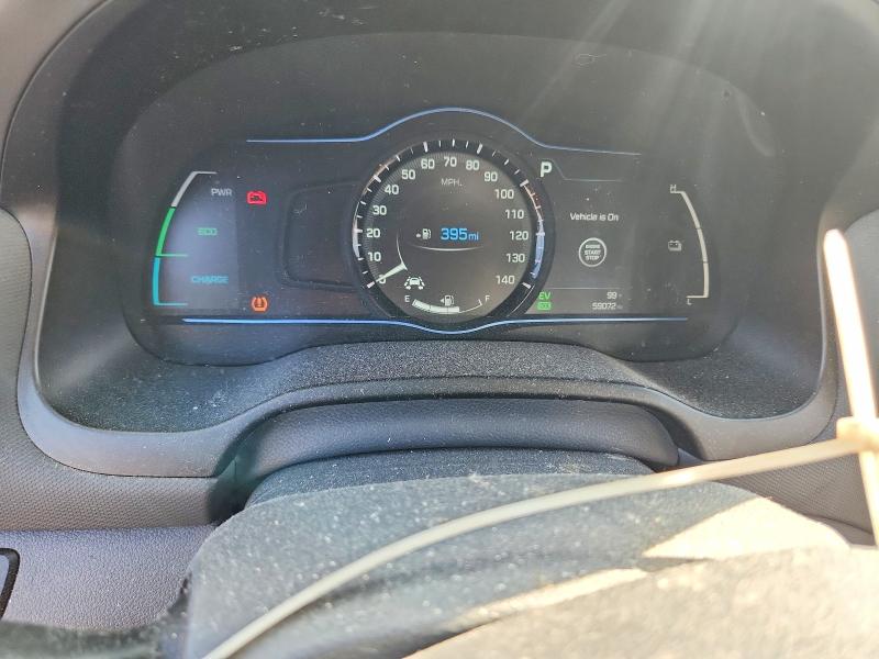 2019 Hyundai Ioniq VIN KMHC85LC6KU110924 COPART salvage auction — WATER/FLOOD, LA - CERT OF TITLE-SALVAGE FLOOD, sold $1,100 on 2026-07-22 (photo 9)