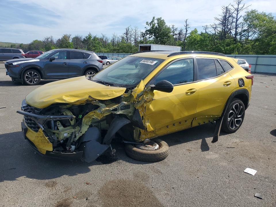 2024 Chevrolet Trax VIN KL77LJE24RC033288 COPART salvage auction — FRONT END, Ny - Mv-907A Salvage Certificate, sold $3,550 on 2026-07-20 (photo 1)