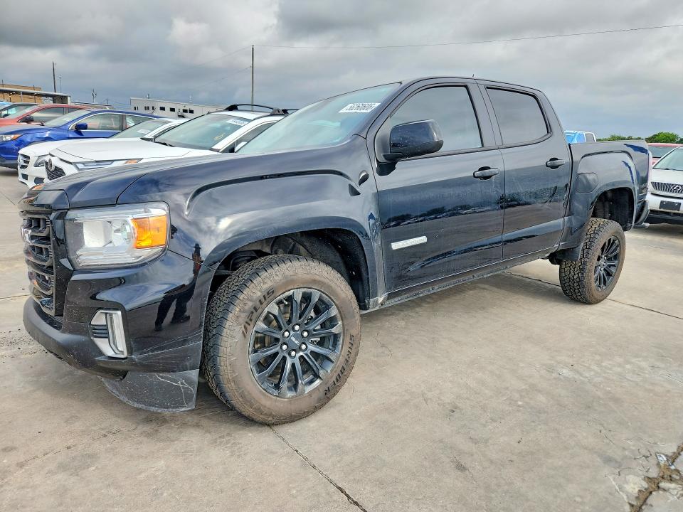 2021 Gmc Canyon VIN 1GTG5CEN4M1228959 COPART salvage auction — FRONT END, Tx - Salvage Vehicle Title, sold $6,600 on 2026-07-09 (photo 1)