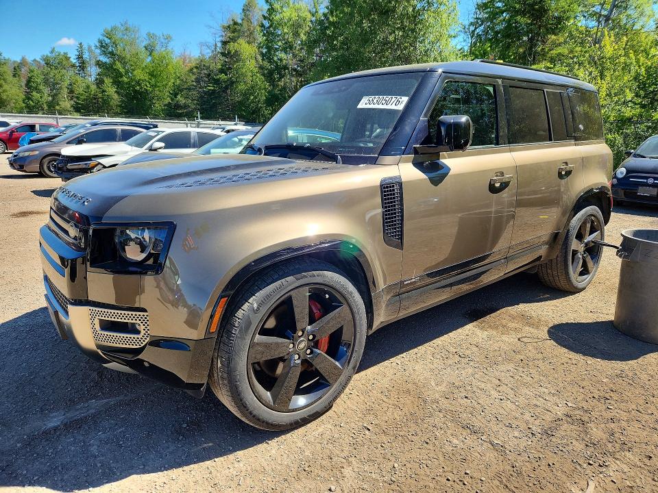2021 Land rover Defender VIN SALEX7RU7M2054513 COPART salvage auction — FRONT END, ON - PERMIT SALVAGE, sold $29,250 on 2026-07-30 (photo 1)