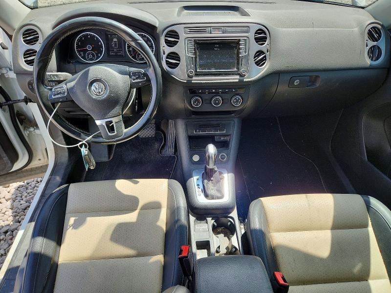 2016 Volkswagen Tiguan VIN WVGAV7AX8GW591644 COPART salvage auction — FRONT END, Nv - Salvage Title, sold $2,650 on 2026-08-13 (photo 8)
