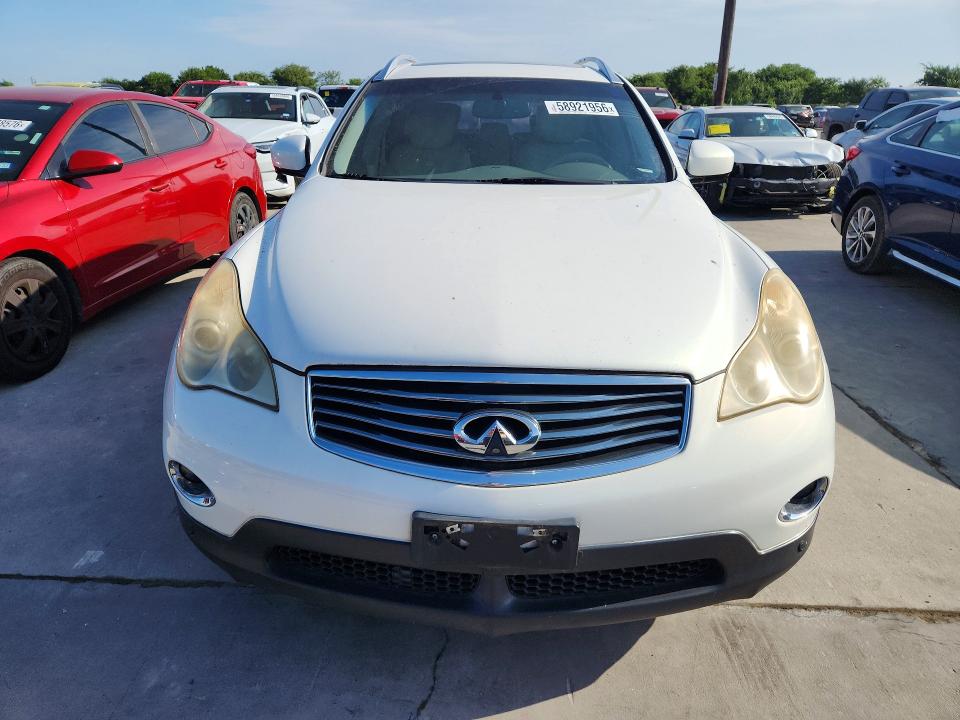 2011 Infiniti Ex VIN JN1AJ0HP3BM801054 COPART salvage auction — WATER/FLOOD, TX - SALVAGE TITLE-FLOOD DAMAGE, sold $1,200 on 2026-07-23 (photo 5)