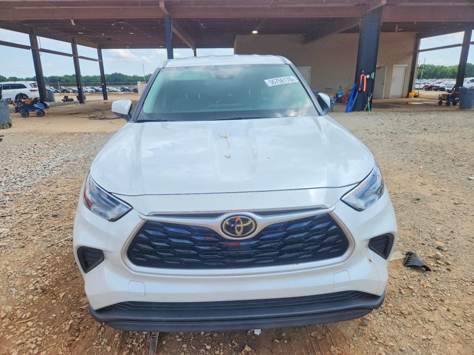 2022 Toyota Highlander VIN 5TDCZRAH2NS115960 COPART salvage auction — SIDE, Al - Cert Of Title-Salvage Title, sold $14,400 on 2026-07-22 (photo 5)