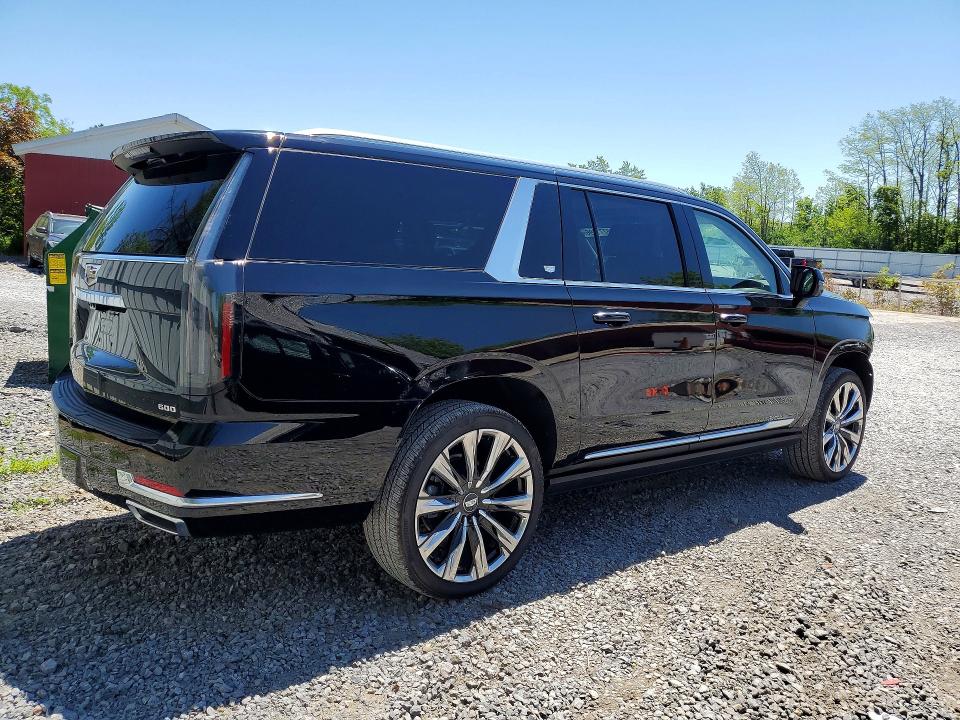 2026 Cadillac Escalade esv VIN 1GYS9MKL8TR130051 COPART salvage auction — FRONT END, Fl - Cert Of Title Slvg Rebuildable (P), sold $77,500 on 2026-07-16 (photo 3)