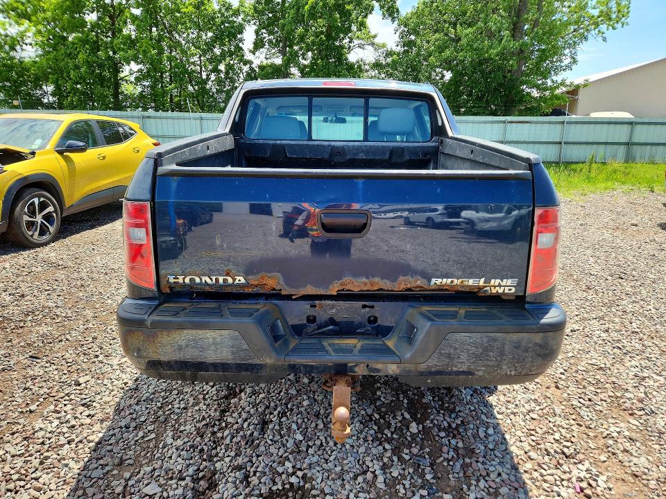 2011 Honda Ridgeline VIN 5FPYK1F21BB005036 COPART salvage auction — MINOR DENT/SCRATCHES, Ny - Certificate Of Title (P), sold $600 on 2026-07-08 (photo 6)
