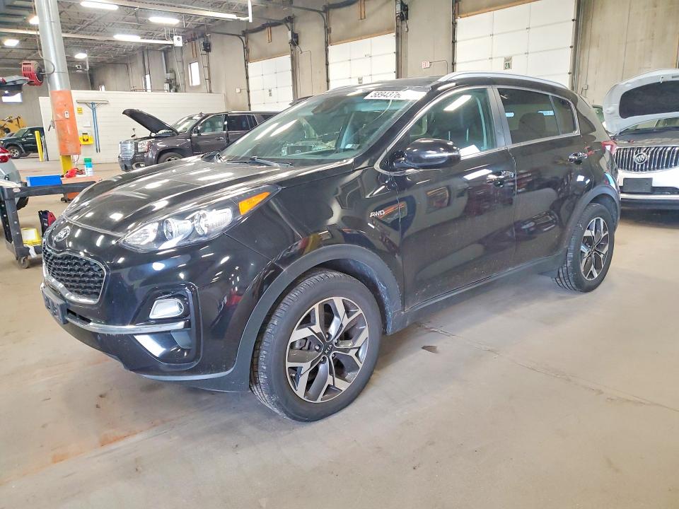 2020 Kia Sportage VIN KNDPNCAC0L7708917 COPART salvage auction — FRONT END, MN - CERT OF TITLE-SALVAGE, sold $5,300 on 2026-07-23 (photo 1)