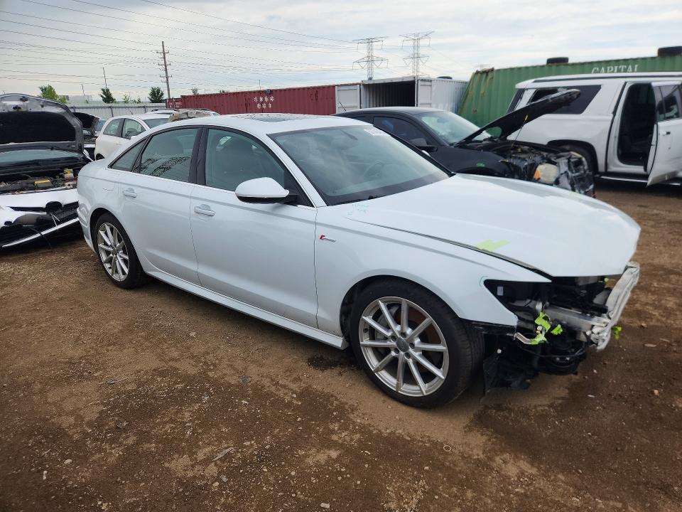 2018 Audi A6 VIN WAUG3AFC5JN002583 COPART salvage auction — FRONT END, Il - Salvage Certificate, sold $8,100 on 2026-07-21 (photo 4)