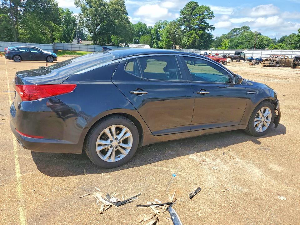 2013 Kia VIN 5XXGN4A76DG206530 COPART salvage auction — FRONT END, Tx - Salvage Vehicle Title, sold $600 on 2026-07-27 (photo 3)