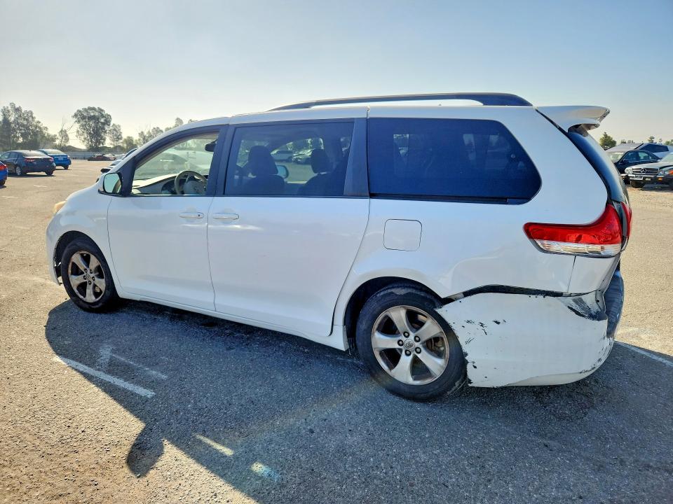 2013 Toyota VIN 5TDKK3DC0DS342981 COPART salvage auction — REAR END, CA - SALVAGE CERTIFICATE, sold $850 on 2026-07-23 (photo 2)