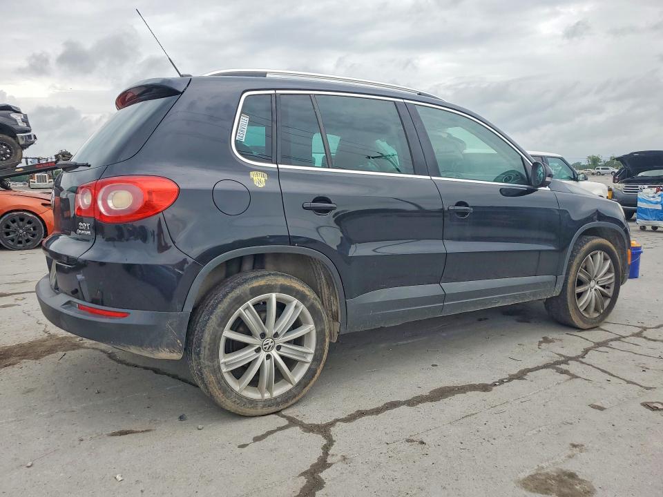 2011 Volkswagen Tiguan VIN WVGBV7AX8BW542182 COPART salvage auction — FRONT END, TN - SALVAGE CERTIFICATE, sold $600 on 2026-07-13 (photo 3)