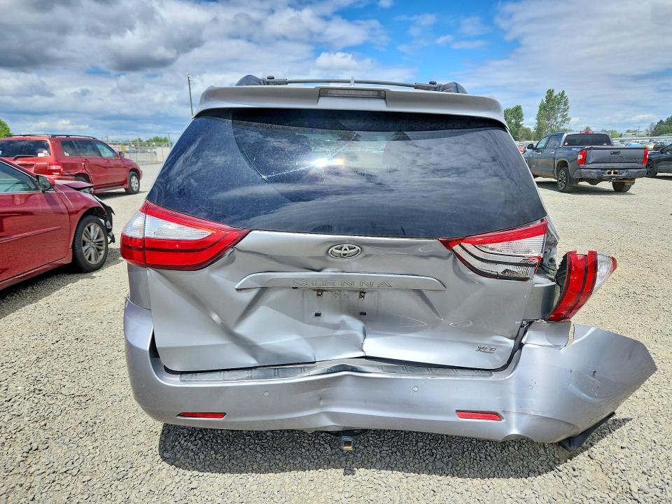 2018 Toyota VIN 5TDYZ3DC7JS944665 COPART salvage auction — REAR END, Or - Salvage Title Certificate, sold $7,700 on 2026-07-07 (photo 6)