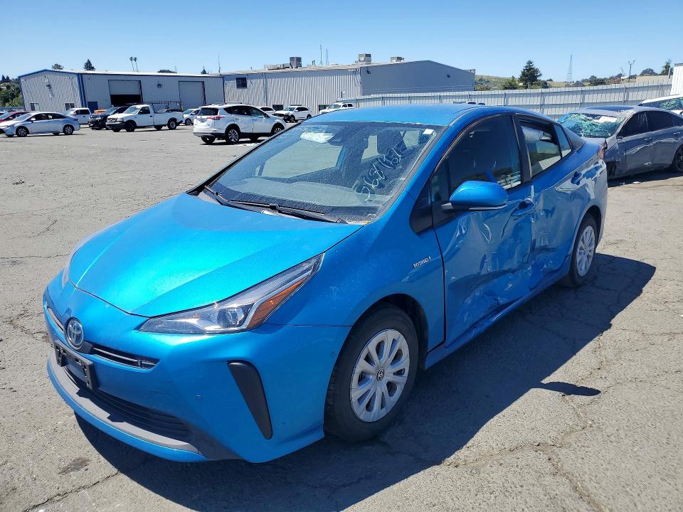 2022 Toyota Prius VIN JTDKAMFU9N3178597 COPART salvage auction — SIDE, Ca - Salvage Certificate, sold $3,850 on 2026-07-24 (photo 1)