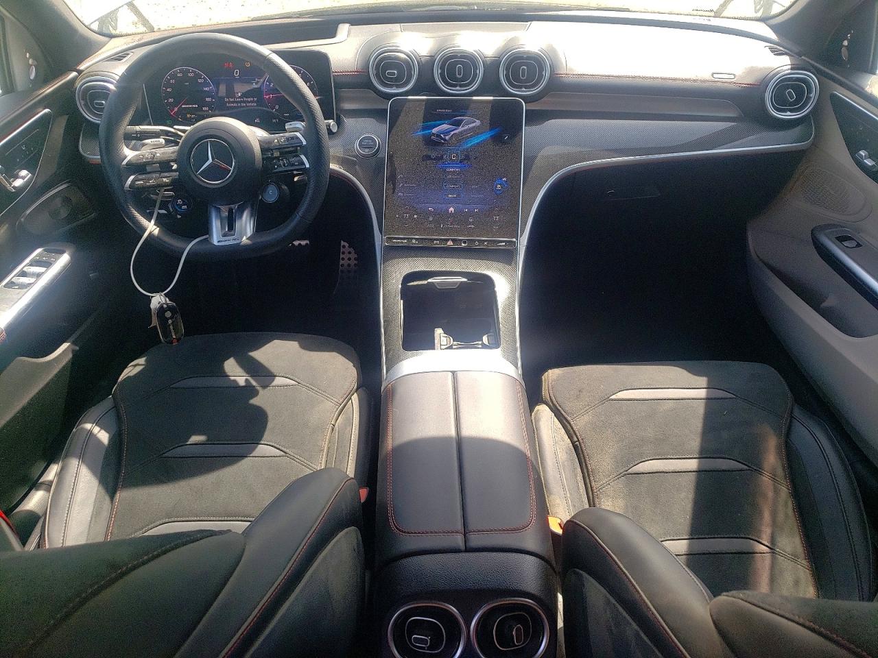 2025 Mercedes-benz C-klasse amg VIN W1KAF8HB3SR272523 COPART salvage auction — Front End, CA - CERTIFICATE OF TITLE, sold $31,500 on 2026-07-01 (photo 8)