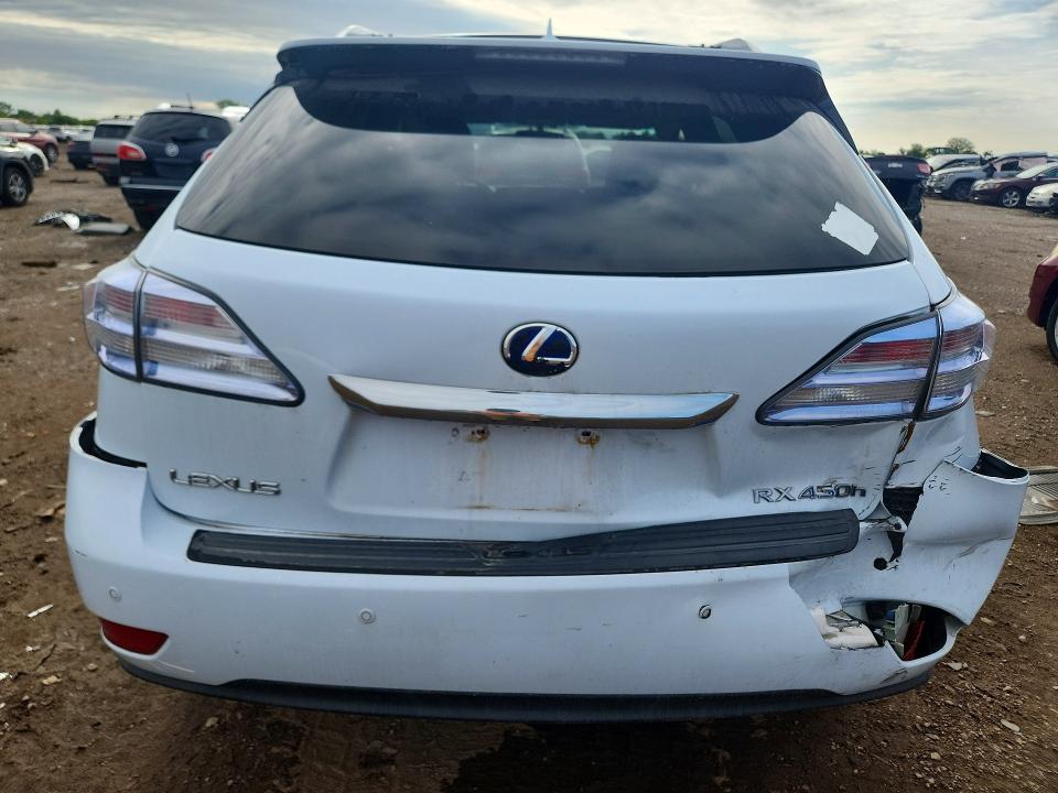2010 Lexus Rx VIN JTJBC1BA6A2009851 COPART salvage auction — REAR END, Il - Salvage Certificate, sold $2,150 on 2026-07-21 (photo 6)