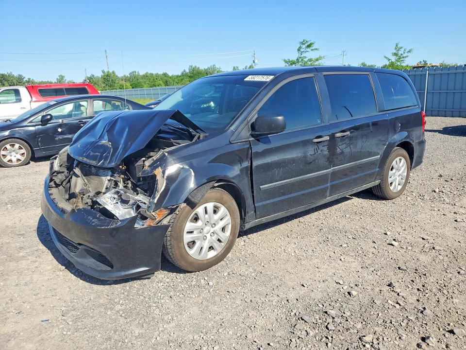 2015 Dodge Grand caravan VIN 2C4RDGBG2FR579652 COPART salvage auction — FRONT END, ON - PERMIT SALVAGE, sold $350 on 2026-07-02 (photo 1)
